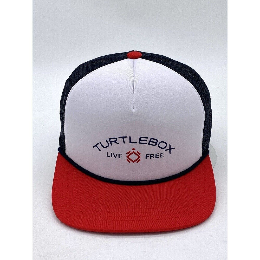 Turtlebox Old Glory Trucker Hat/Cap Snap-Back